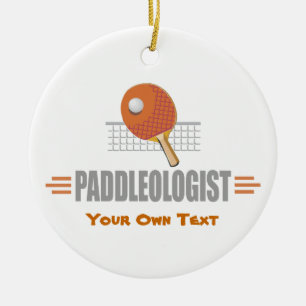 Funny Pong Lover Keramik Ornament