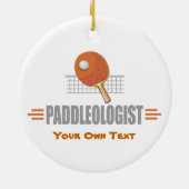 Funny Pong Lover Keramik Ornament (Hinten)