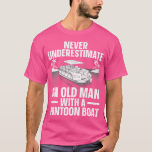 Funny Pontoon Boat Art Collection T-Shirt