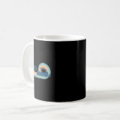 Funny Pontoon Boating Captoon Tritoon Captain Pont Kaffeetasse (Vorderseite Links)