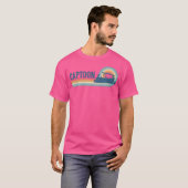 Funny Pontoon Boating Captoon Tritoon Captain Pont T-Shirt (Vorne ganz)