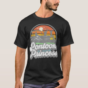 Funny Pontoon Princess Boat Pontooning Bootway T-Shirt
