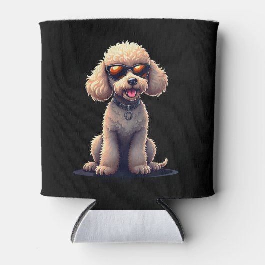 Funny Poodle Animal Lover Hunde Graphic Niedlich D Dosenkühler (Vorderseite)