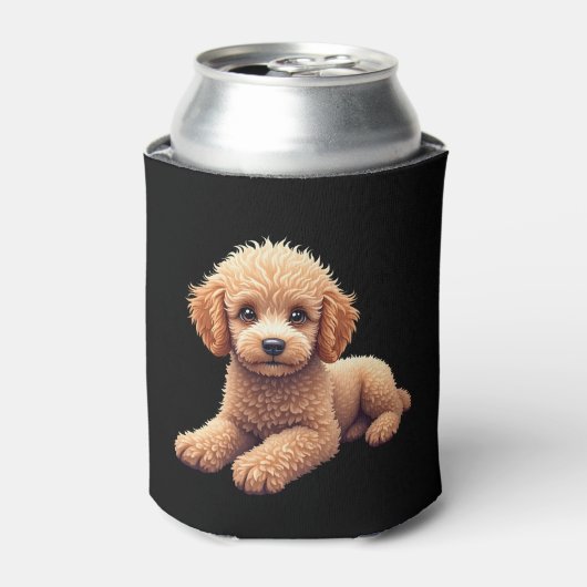 Funny Poodle Animal Lover Hunde Graphic Niedlich D Dosenkühler (Kanne Vorderseite)