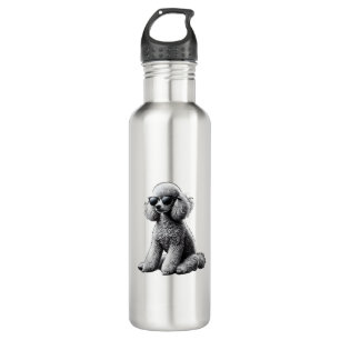 Funny Poodle Animal Lover Hunde Graphic Niedlich D Edelstahlflasche