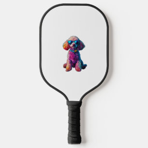 Funny Poodle Animal Lover Hunde Graphic Niedlich D Pickleball Schläger