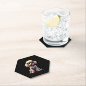 Funny Poodle Animal Lover Hunde Graphic Niedlich D Untersetzer (Vor Ort)