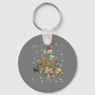 Funny Poodle Christmas Tree Decor Ornament Costume Schlüsselanhänger
