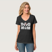 Funny Poodle Hund Mama Liebe R Geschenk T-Shirt (Vorderseite Vollansicht)