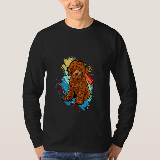 Funny Poodle Puppies Pullover (Vorderseite)