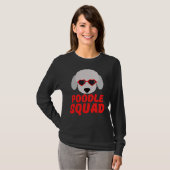 Funny Poodle Squad Red Niedliche Liebe Poodle Wenn T-Shirt (Vorne ganz)