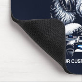 Funny Poodle und Gaming Animal Lover Geschenk Mousepad (Ecke)