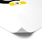 Funny Pool 9 Ball oder 8 Ball Rackem Up Billard - Poster (Ecke)