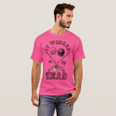 Funny Pool Art für Billard Lover Pool Player T-Shirt (Vorne ganz)