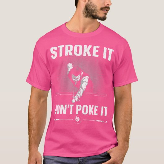 Funny Pool Art für Billard Lover Pool Player T-Shirt (Vorderseite)