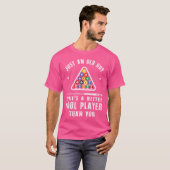 Funny Pool Billard Player Nur ein alter Typ T-Shirt (Vorne ganz)