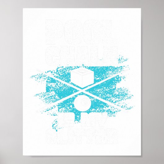 Funny Pool Billiard Pool Sporttisch Game Player Poster (Vorne)
