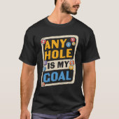 Funny Pool Billiard Saying Retro T-Shirt (Vorderseite)