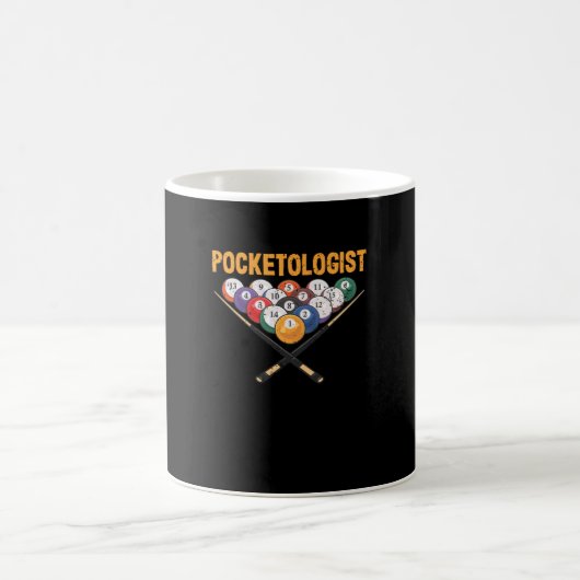 Funny Pool Billiards Spieler Billard 8-Ball Kaffeetasse (Mittel)