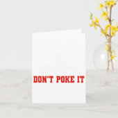 Funny Pool Billiards Stroke It Dont Pocken It Karte (Gelbe Blume)