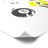 Funny Pool Billiards Stroke It Dont Pocken It Poster (Ecke)
