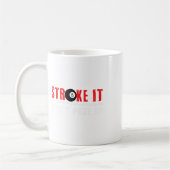 Funny Pool Billiards Stroke It Dont Poke It Gift Kaffeetasse (Links)