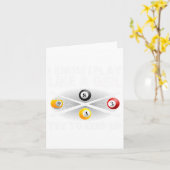 Funny Pool Design für Frauen Mädchen Billard Pool Karte (Gelbe Blume)