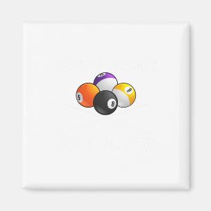 Funny Pool Design für Männer Frauen Billard Lover Magnet