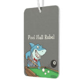 Funny Pool Hall Rebel Billiards Theme Men's Car Autolufterfrischer (Links)