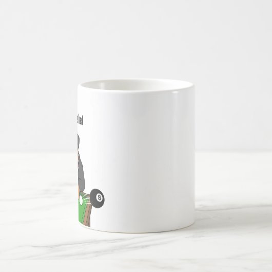 Funny Pool Hall Rebel Rottweiler Coffee Mugs Kaffeetasse (Mittel)