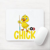 Funny Pool Kick 8 Ball Frauen Niedlich Billard Lad Mousepad (Mit Mouse)