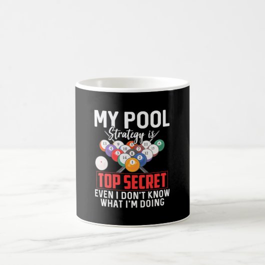 Funny Pool Lover für Frauen und Männer Billiard Kaffeetasse (Mittel)
