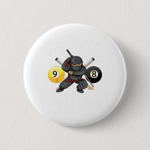 Funny Pool Ninja Niedliche Pocket Billiards Boys G Button