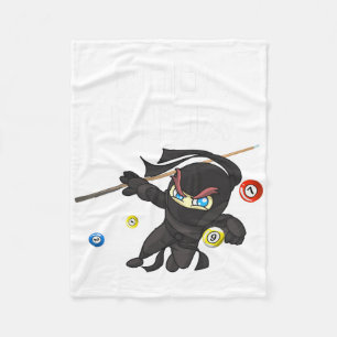 Funny Pool Ninja Niedliche Pocket Billiards Boys G Fleecedecke