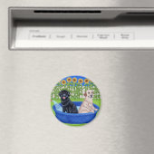 Funny Pool Party Labradors Magnet (In Situ (Geschirrspüler))