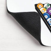 Funny Pool Payer Nizza Rack Shirt Mousepad (Ecke)