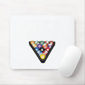 Funny Pool Payer Nizza Rack Shirt Mousepad (Mit Mouse)