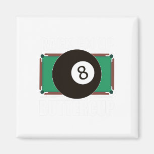 Funny Pool Player Billiard Geschenkrampe Em Up Magnet