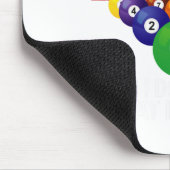 Funny Pool Player Billiard Männer Frauen Spiel Sn Mousepad (Ecke)