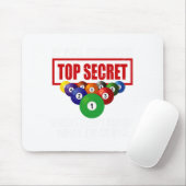Funny Pool Player Billiard Männer Frauen Spiel Sn Mousepad (Mit Mouse)