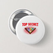 Funny Pool Player Design Damen 8 Ball Bill Button (Vorne & Hinten)