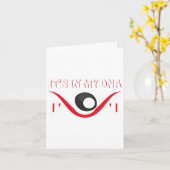 Funny Pool Player Design - für Billard-Lüfter und Karte (Gelbe Blume)