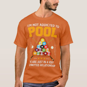 Funny Pool Player Geschenk für Männer Cool an Bi. T-Shirt