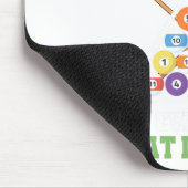 Funny Pool Player Meine Pool-Technik ist Top gehei Mousepad (Ecke)