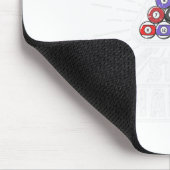 Funny Pool Player Zitat Billiard Stopp Sprechen St Mousepad (Ecke)