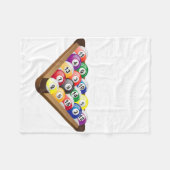 Funny Pool Snooker Perfekter Rack Billard 8 Fleecedecke (Vorderseite (Horizontal))