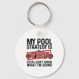 Funny Pool Spieler Billiards Geschenk für Männer F Schlüsselanhänger