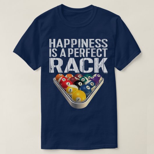 Funny Pool T Perfekter Rack Billard T-Shirt (Design vorne)