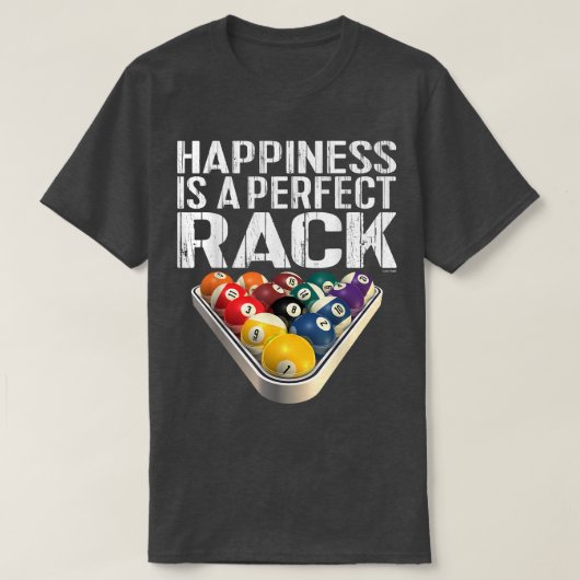 Funny Pool T Perfekter Rack Billard T-Shirt (Design vorne)