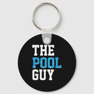 Funny Pool Typ T Shirt - Für Schwimmbad Experte Schlüsselanhänger